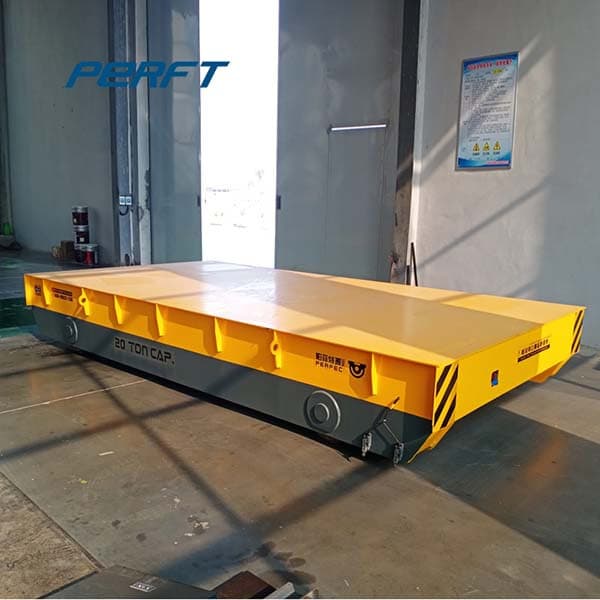 75 Tons Transfer Cart On Rail With Flat Steel Deck